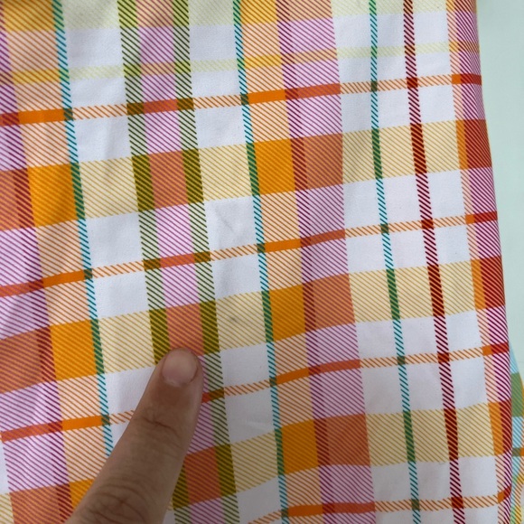 NWT Bleu Rod Beattie Multicolour Plaid Ruffle One-Piece Swimsuit 14 - Picture 15 of 16